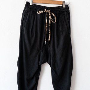 R13 Harem Jogger Pant Acid Black S